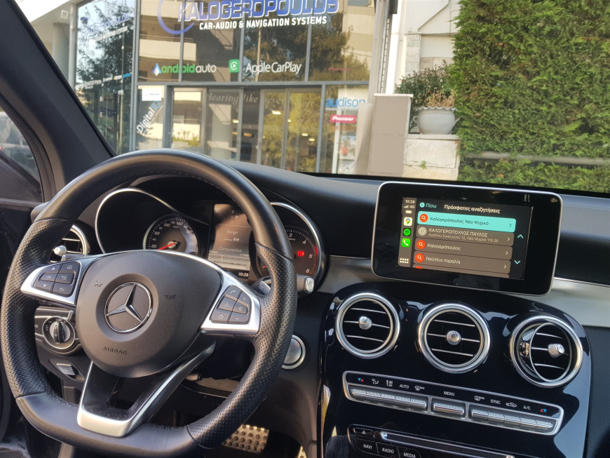 Εγκατάσταση Apple CarPlay της Unique Auto σε Mercedes GLC 250D με σύστημα NTG 5.2.