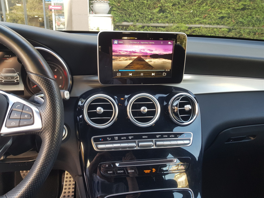 Εγκατάσταση Apple CarPlay της Unique Auto σε Mercedes GLC 250D με σύστημα NTG 5.2.