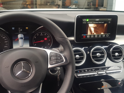 Εγκατάσταση Unique Auto Apple CarPlay, Android Auto και Media Player σε Mercedes GLC 250.