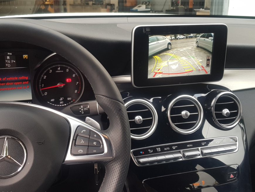 Εγκατάσταση Unique Auto Apple CarPlay, Android Auto και Media Player σε Mercedes GLC 250.