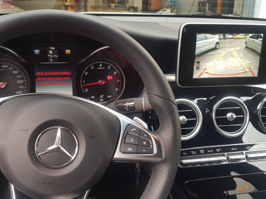 Εγκατάσταση Unique Auto Apple CarPlay, Android Auto και Media Player σε Mercedes GLC 250.
