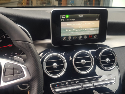 Εγκατάσταση Unique Auto Apple CarPlay, Android Auto και Media Player σε Mercedes GLC 250.