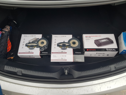 Εγκατάσταση Ηχοσυστήματος με Focal Ηχεία & Ενισχυτή σε Mercedes E coupe.