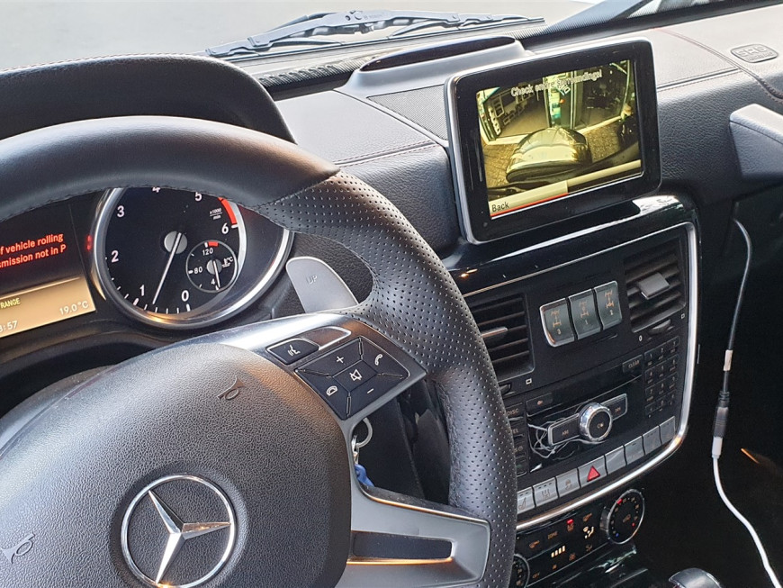 Εγκατάσταση Wireless Apple CarPlay και Android Auto σε Mercedes G-Class W463.