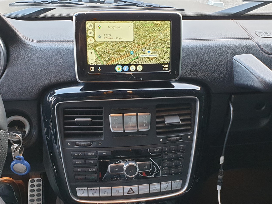 Εγκατάσταση Wireless Apple CarPlay και Android Auto σε Mercedes G-Class W463.