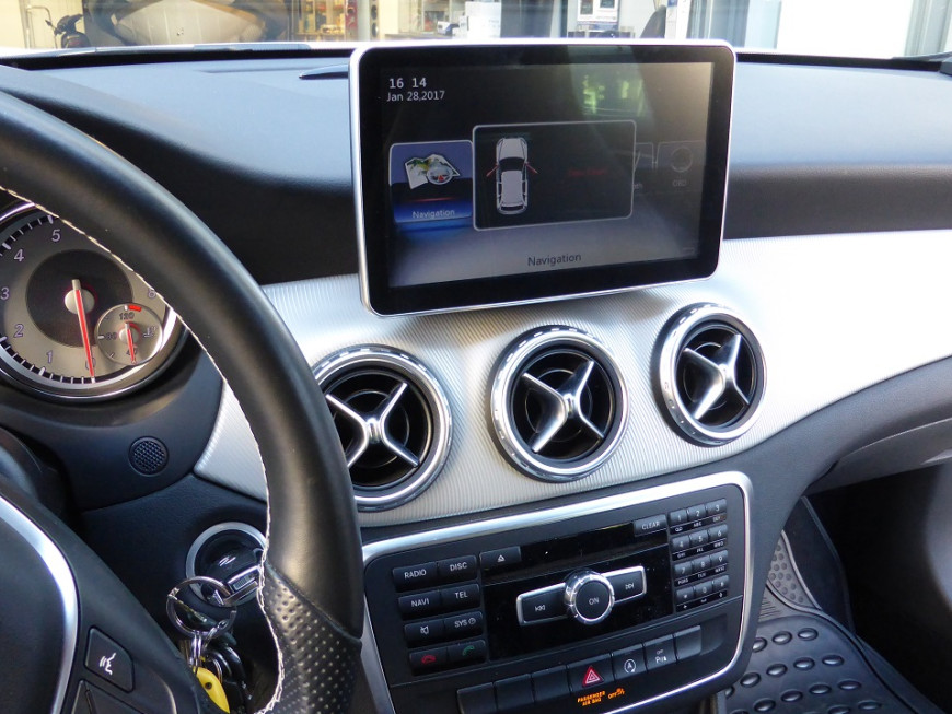 Εγκατάσταση οθόνης Digital iQ – IQ-IW4336AGPS Android σε GLA 200 (X156) 2014.