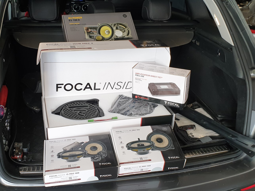 Εγκατάσταση Apple CarPlay, Android Auto & Focal Inside σε Mercedes GLC X-156.