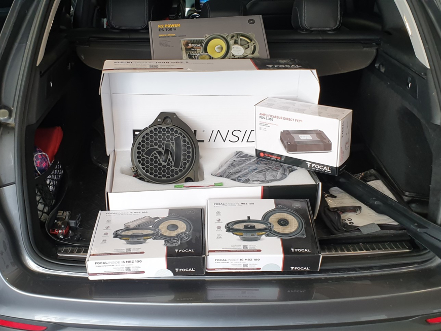 Εγκατάσταση Apple CarPlay, Android Auto & Focal Inside σε Mercedes GLC X-156.