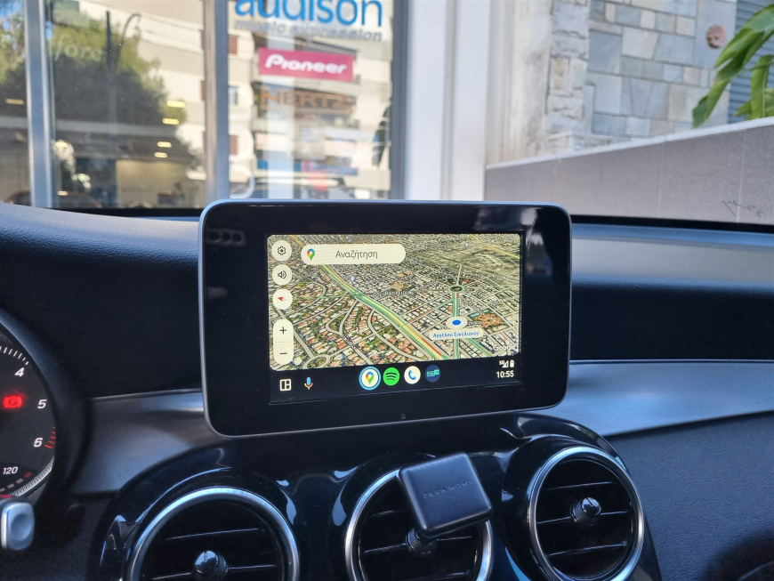 Εγκατάσταση Apple CarPlay, Android Auto & Focal Inside σε Mercedes GLC X-156.