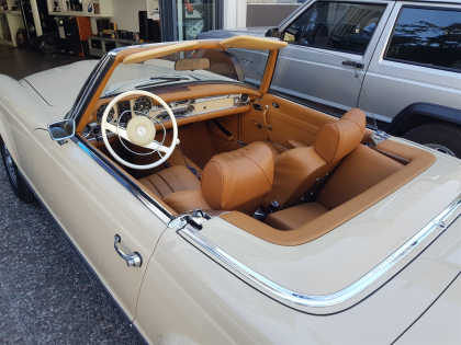 Εγκατάσταση Becker Mexico Radio σε Mercedes SL 280 Pagoda.