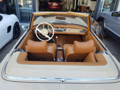 Εγκατάσταση Becker Mexico Radio σε Mercedes SL 280 Pagoda.