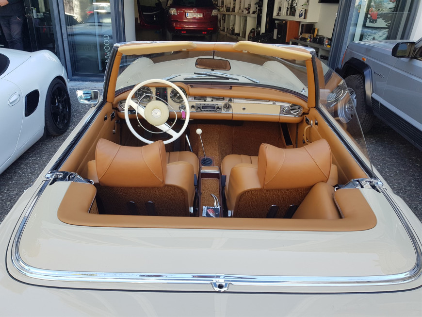 Εγκατάσταση Becker Mexico Radio σε Mercedes SL 280 Pagoda.