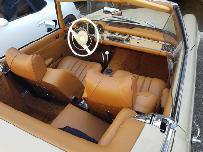 Εγκατάσταση Becker Mexico Radio σε Mercedes SL 280 Pagoda.