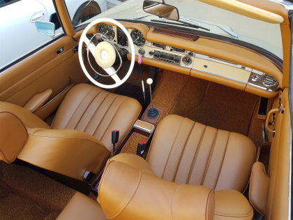 Εγκατάσταση Becker Mexico Radio σε Mercedes SL 280 Pagoda.