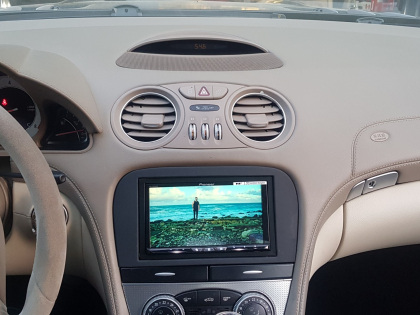 Εγκατάσταση 2DIN Pioneer AVH-Z9200DAB σε Mercedes SL R230.