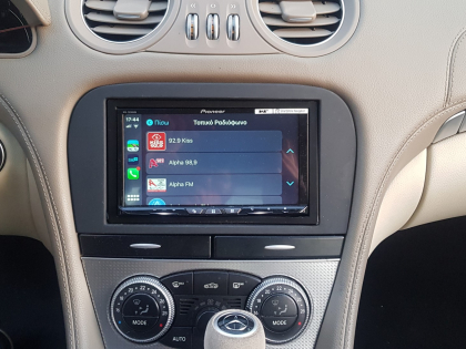 Εγκατάσταση 2DIN Pioneer AVH-Z9200DAB σε Mercedes SL R230.
