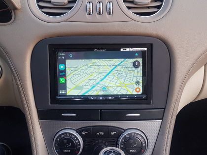 Εγκατάσταση 2DIN Pioneer AVH-Z9200DAB σε Mercedes SL R230.