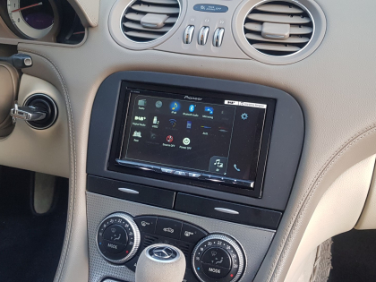 Εγκατάσταση 2DIN Pioneer AVH-Z9200DAB σε Mercedes SL R230.