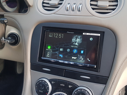 Εγκατάσταση 2DIN Pioneer AVH-Z9200DAB σε Mercedes SL R230.