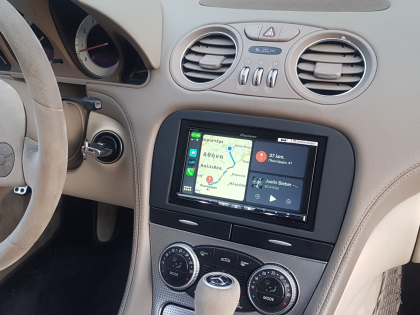 Εγκατάσταση 2DIN Pioneer AVH-Z9200DAB σε Mercedes SL R230.