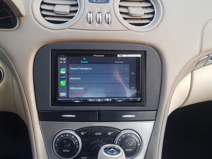 Εγκατάσταση 2DIN Pioneer AVH-Z9200DAB σε Mercedes SL R230.