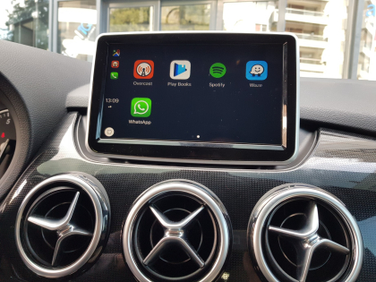 Εγκατάσταση συστήματος πολυμέσων σε Mercedes B-200 W242.