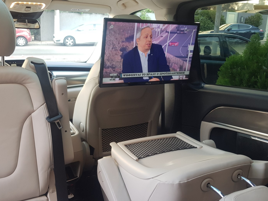 Εγκατάσταση Car Cinema 24" & TV Tuner σε Mercedes Vito 639 VIP.