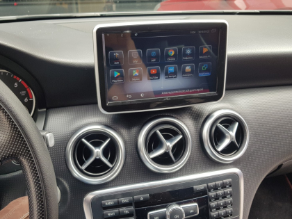 Εγκατάσταση Android Multimedia, Apple CarPlay & Back Camera σε Mercedes A-180 W176.