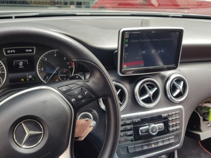 Εγκατάσταση Android Multimedia, Apple CarPlay & Back Camera σε Mercedes A-180 W176.