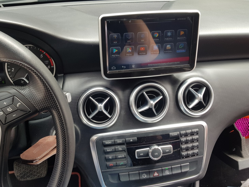 Εγκατάσταση Android Multimedia, Apple CarPlay & Back Camera σε Mercedes A-180 W176.