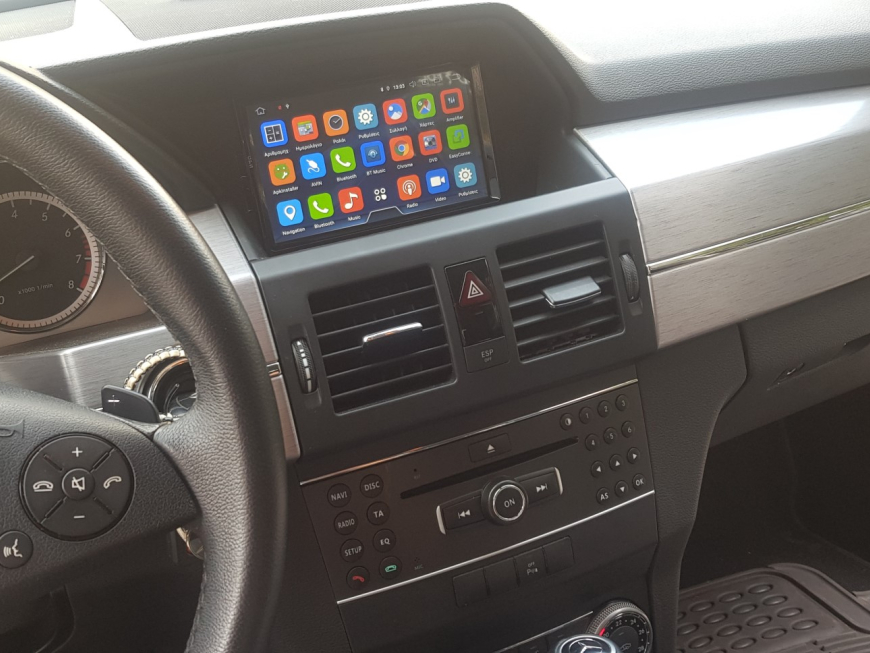 Εγκατάσταση Android Navigation σε Mercedes-Benz GLK-Klasse (2008–2015).