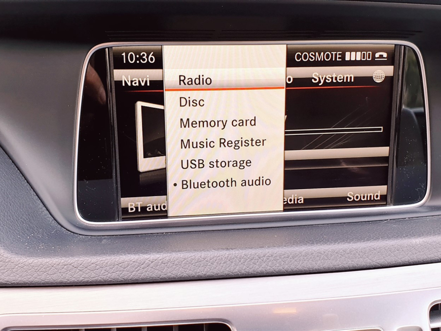 Εγκατάσταση ambient Apple CarPlay, Wireless Android Auto και Media Player σε Mercedes E200 W212 Facelift.