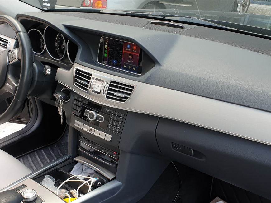 Εγκατάσταση ambient Apple CarPlay, Wireless Android Auto και Media Player σε Mercedes E200 W212 Facelift.