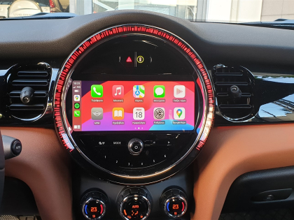 Αναβάθμιση εργοστασιακής οθόνης με Ασύρματο Wireless Apple CarPlay/Android Auto σε Mini Cooper (F57) του 2023