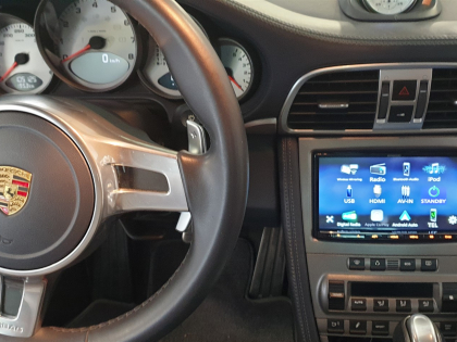 Εγκατάσταση 2DIN Kenwood DMX 8021 σε Porsche Carrera 911 997.