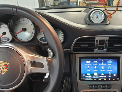 Εγκατάσταση 2DIN Kenwood DMX 8021 σε Porsche Carrera 911 997.