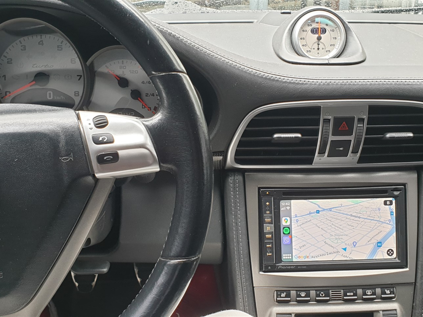 Εγκατασταση Pioneer Apple Car Play σε Porsche Carrera 997 Turbo.