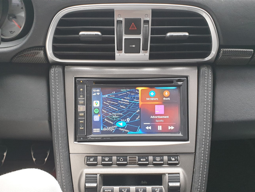 Εγκατασταση Pioneer Apple Car Play σε Porsche Carrera 997 Turbo.