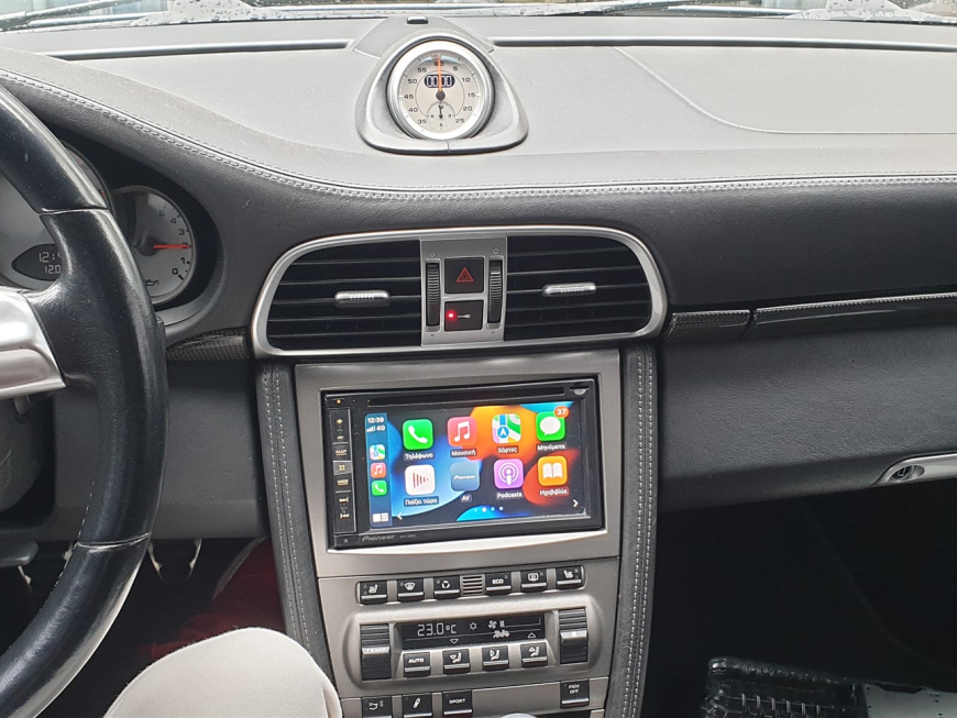 Εγκατασταση Pioneer Apple Car Play σε Porsche Carrera 997 Turbo.