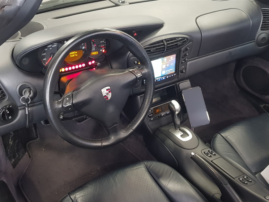 Εγκατάσταση 2DIN οθόνης Alpine Ilx-705, Apple Car Play σε Porsche Boxter 986.