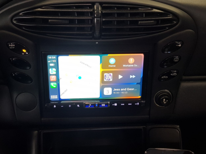 Εγκατάσταση 2DIN οθόνης Alpine Ilx-705, Apple Car Play σε Porsche Boxter 986.