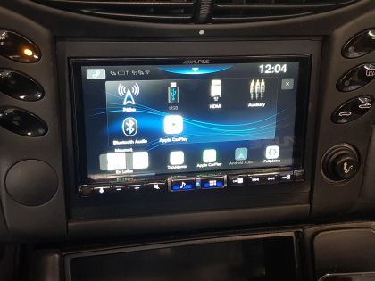 Εγκατάσταση 2DIN οθόνης Alpine Ilx-705, Apple Car Play σε Porsche Boxter 986.