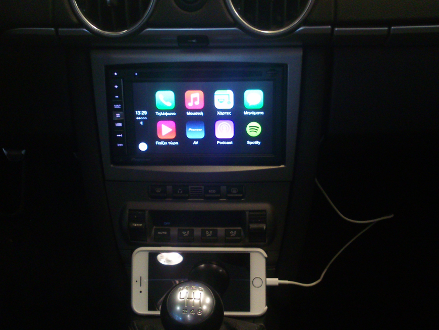 Εγκατάσταση Car Cinema & Audio Upgrade – Pioneer F960BT & Apple CarPlay σε Porsche Boxster S