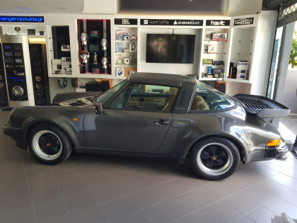 Εγκατασταση Retro Radio Bluetooth & Αναβάθμιση Ηχείων σε Porsche Carrera 2 964 Targa Turbo.