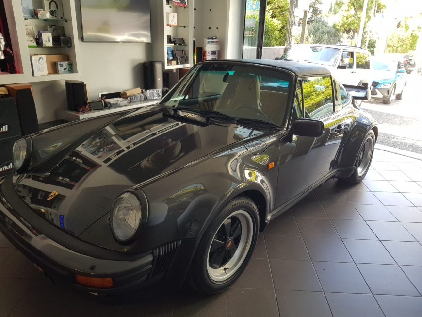 Εγκατασταση Retro Radio Bluetooth & Αναβάθμιση Ηχείων σε Porsche Carrera 2 964 Targa Turbo.