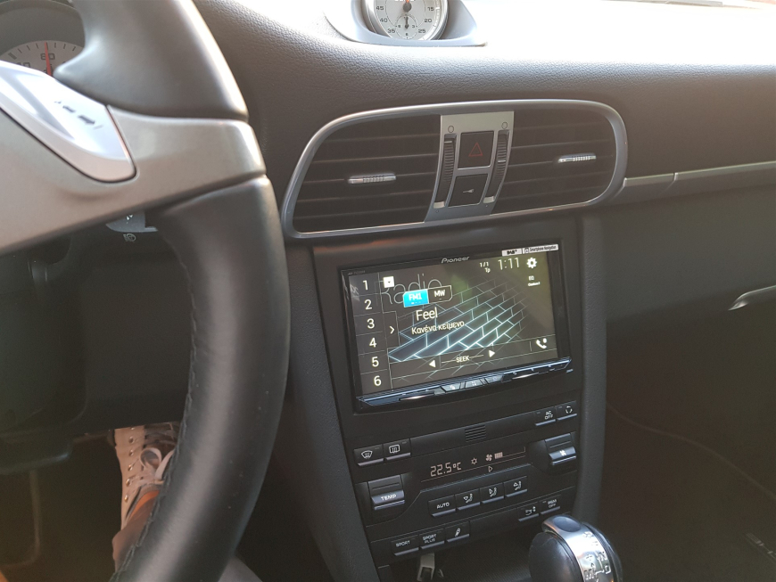 Εγκατάσταση Pioneer AVH 9200BT, Apple Car Play, Android Auto σε Porsche Carrera Targa 997 4S