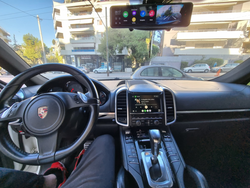 Εγκατάσταση Apple Car Play, Rear Camera σε Porsche Cayenne 9YA Hybrid.