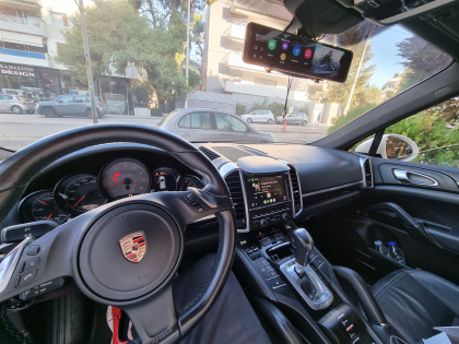 Εγκατάσταση Apple Car Play, Rear Camera σε Porsche Cayenne 9YA Hybrid.
