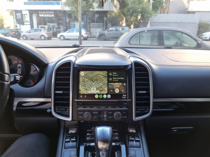 Εγκατάσταση Apple Car Play, Rear Camera σε Porsche Cayenne 9YA Hybrid.
