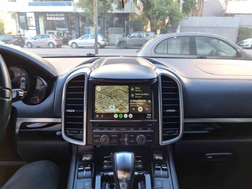 Εγκατάσταση Apple Car Play, Rear Camera σε Porsche Cayenne 9YA Hybrid.